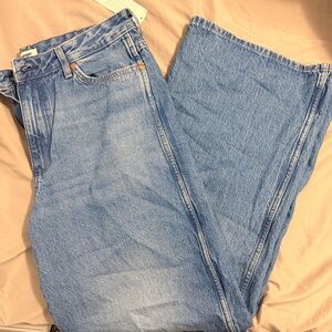 Wrangler Light Blue Wide Leg Jeans